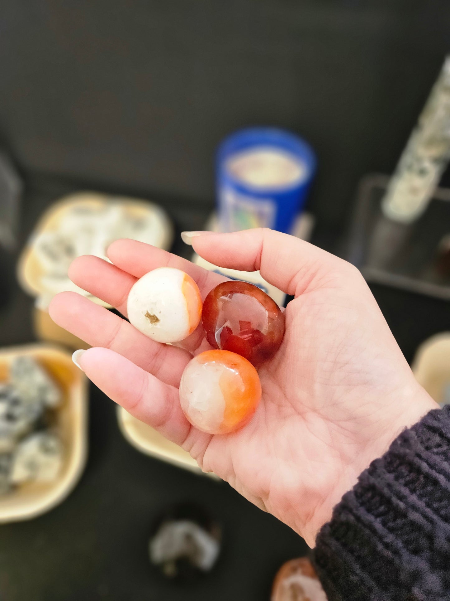 π₯ Ignite with Carnelian Tumbled Stone Large