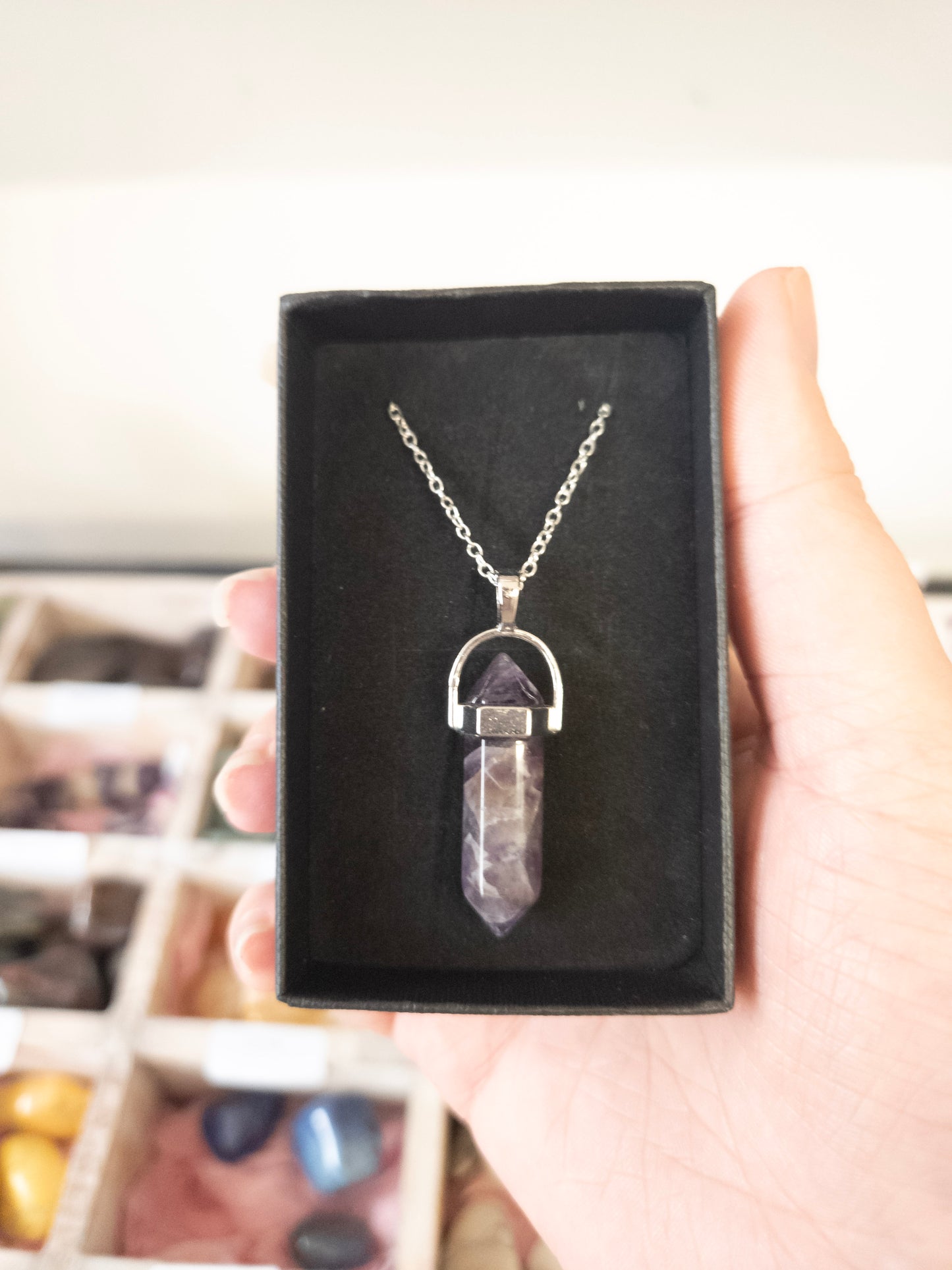 💜 Spiritual Growth & Protection with Amethyst Pendant Necklace