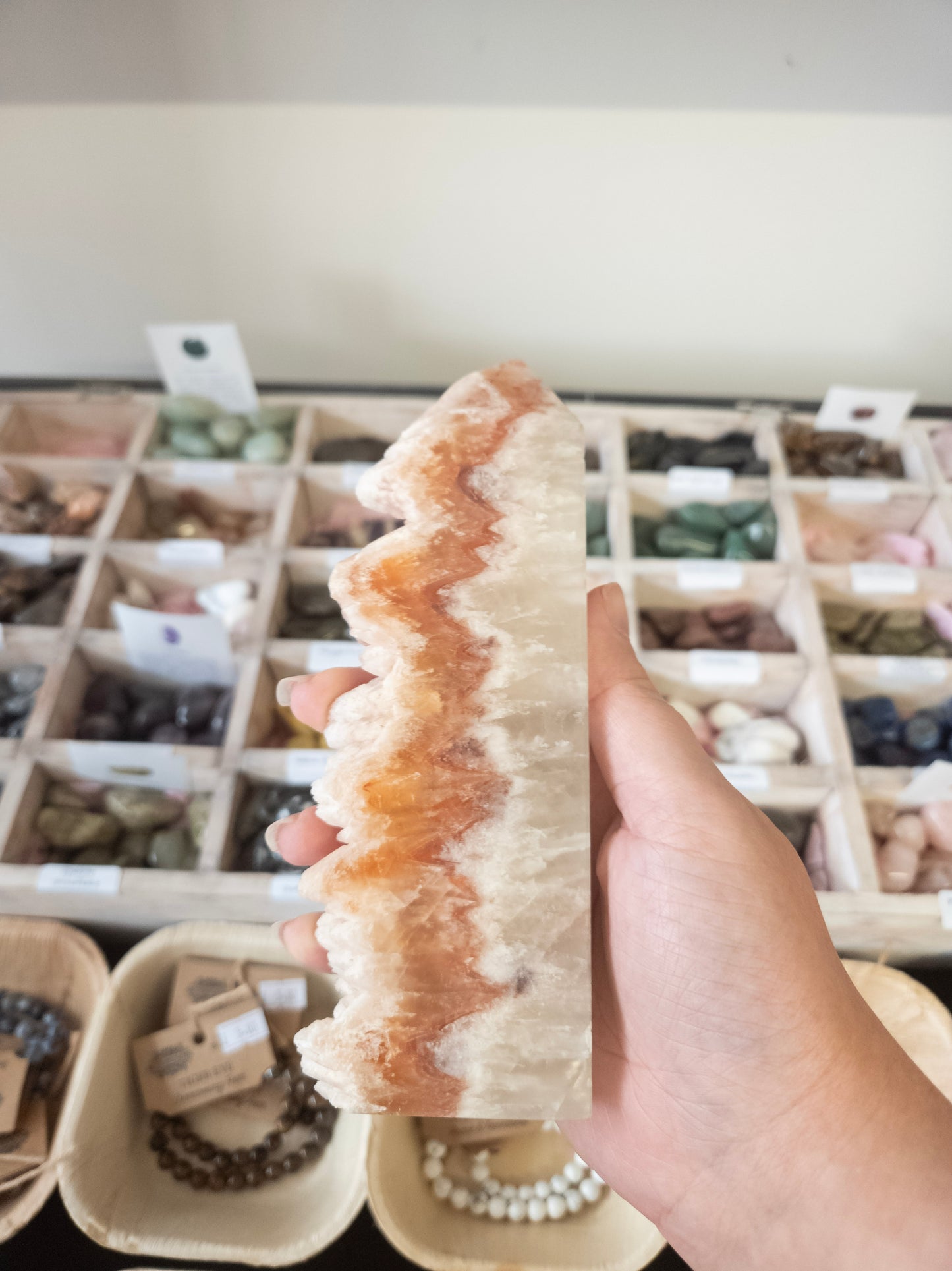 🧡 Energy & Clarity with Calcite Raw Edge Point