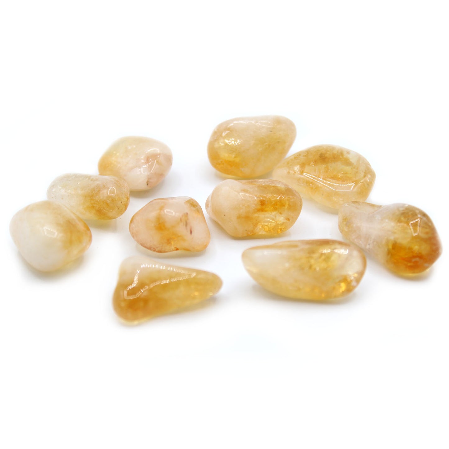 π Manifest & Prosper with Citrine Tumbled Stone