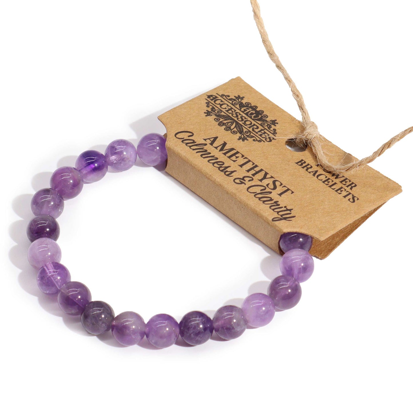 π Calm & Elevate with Amethyst Crystal Power Bracelet