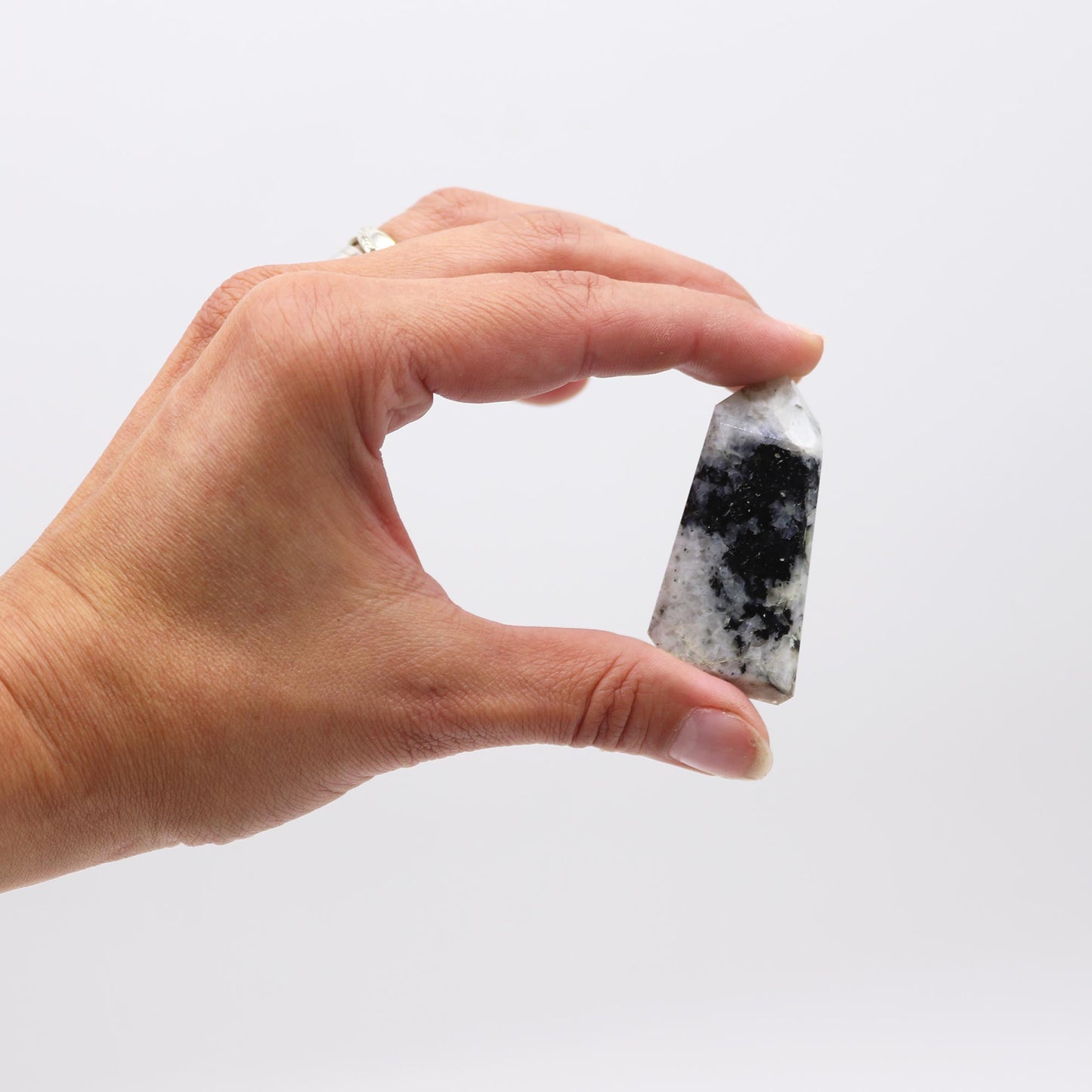 π Intuition & Calm with Indian Moonstone Gemstone Point