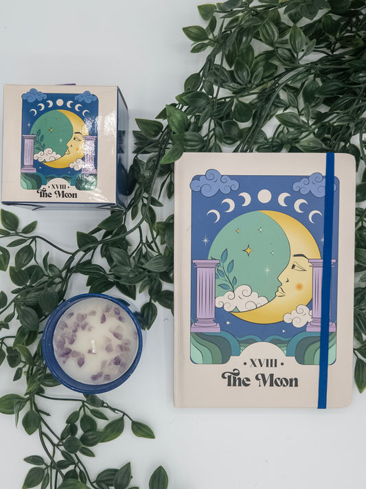 A5 Moon Celestial Lined Pages Journal