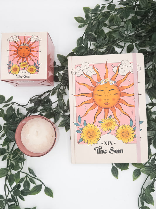 A5 Sun Celestial Lined Pages Journal