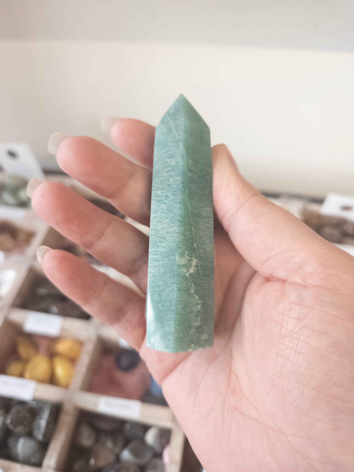 💚 Calm & Balance with Amazonite Point