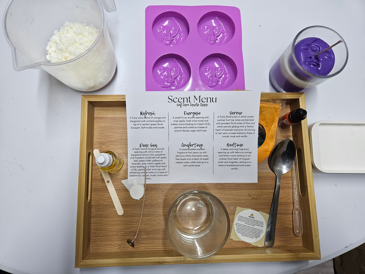 Candle Making Self Care Workshop