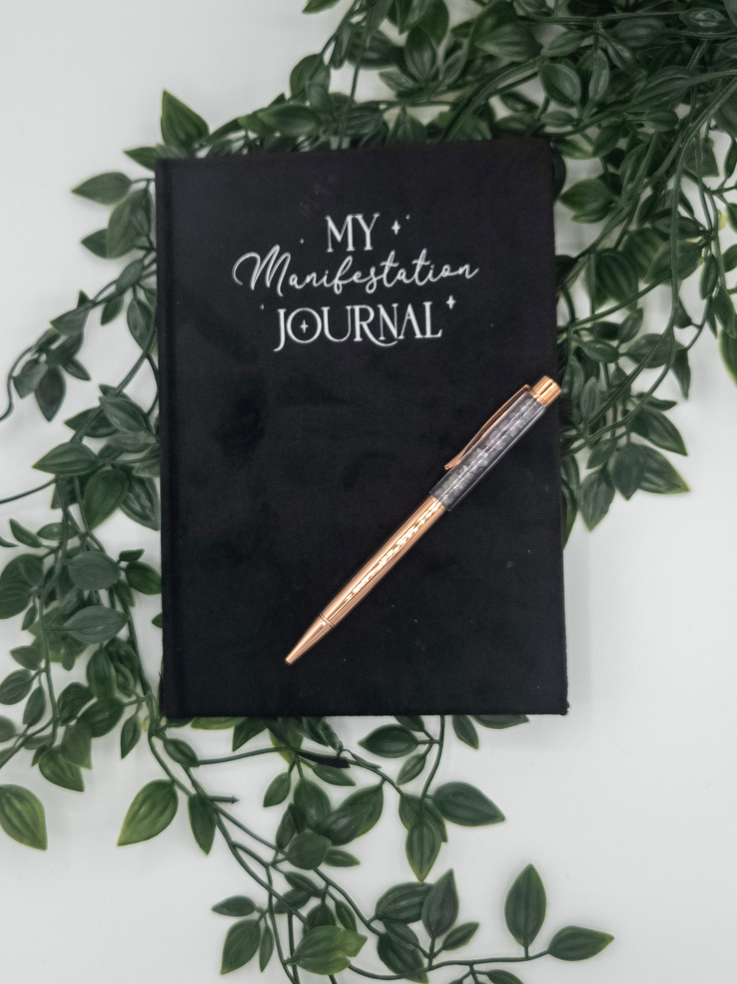 ✨ Set & Manifest with A5 Manifestation Journal & Amethyst Crystal Pen