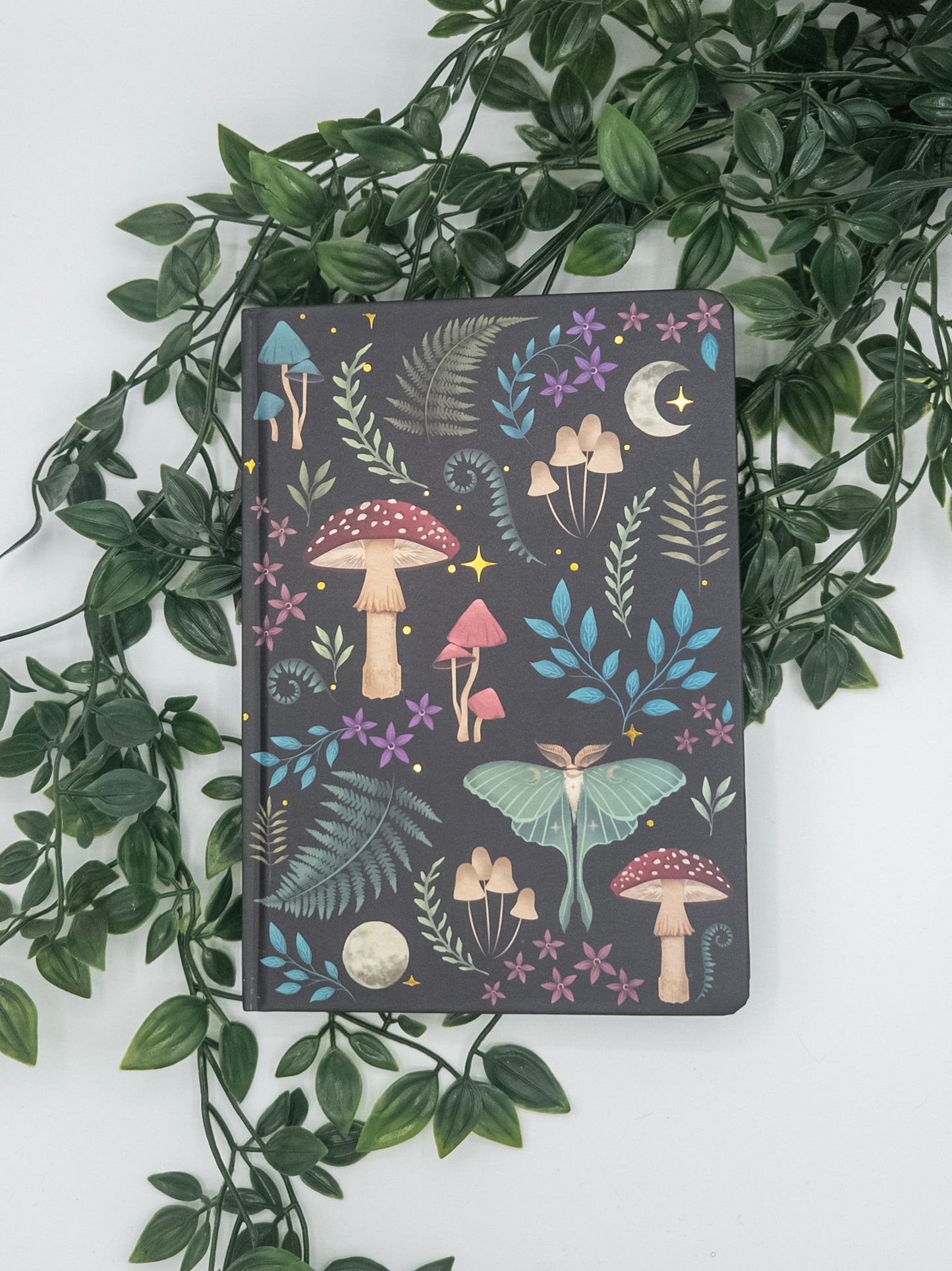 🌙 Reflect & Create with A5 Dark Forest Lined Paper Journal