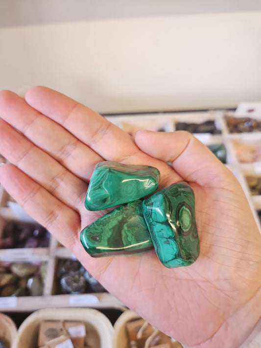 Malachite Tumbled Stone