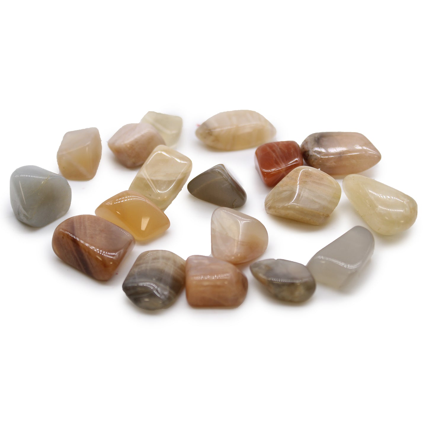 🌙 Begin & Grow with Moonstone Tumbled Stone
