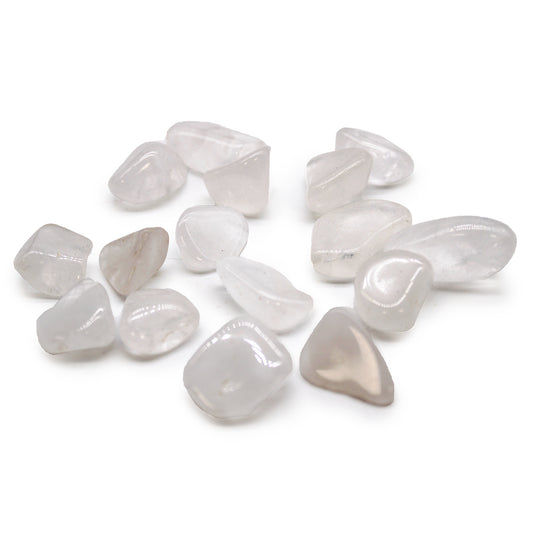 🤍 Amplify & Heal with Clear Quartz Tumbled Stone