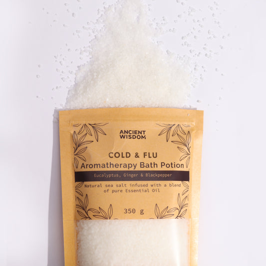 Cold & Flu Aromatherapy Bath Salts Potion