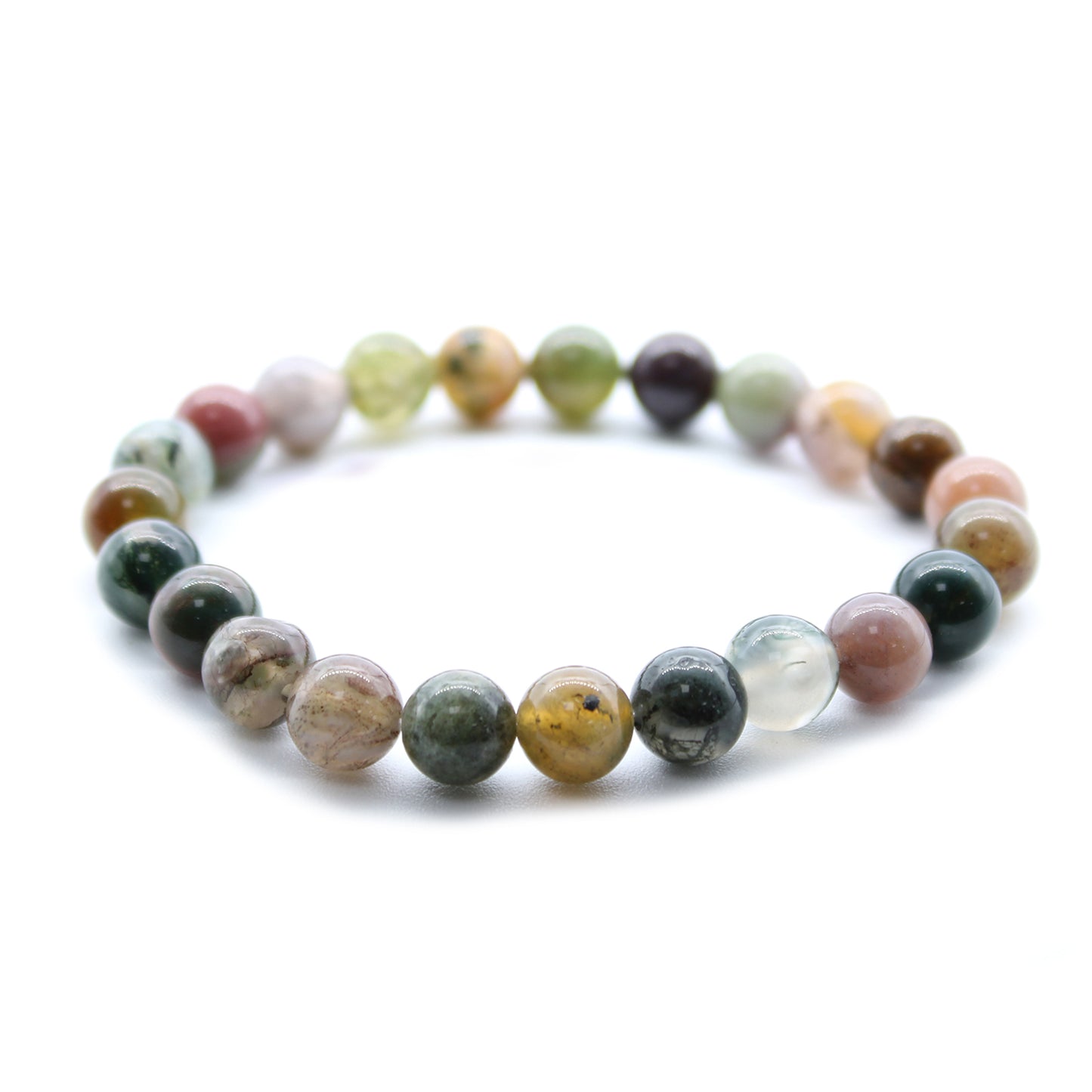 💎 Prosperity & Renewal with Moss Agate Crystal Power Bracelet