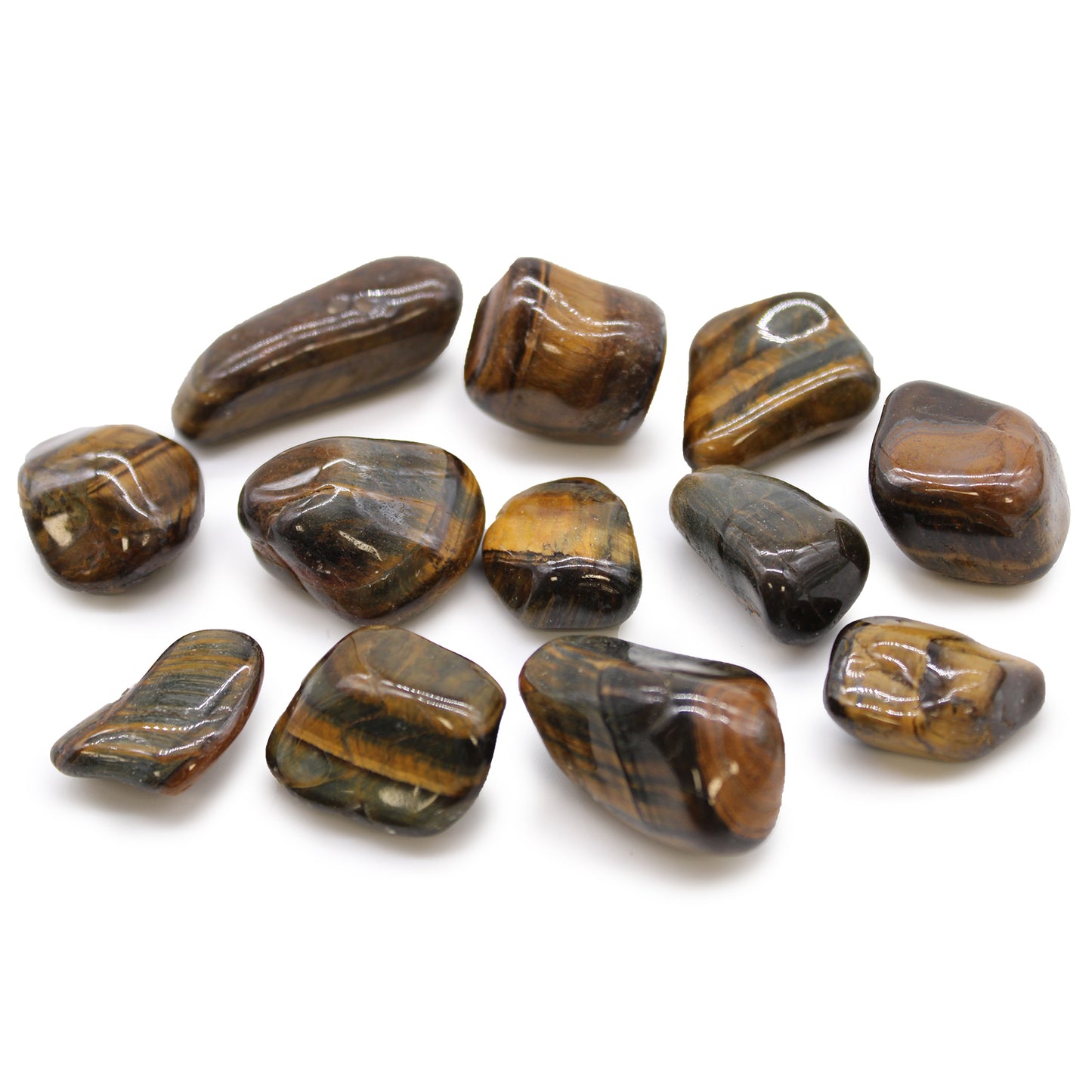 Tigers Eye Medium African Tumbled Gemstone